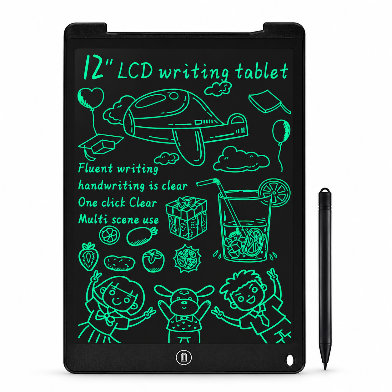 تابلت كتابة LCD بمقاس 12 بوصة